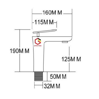 Vòi rửa mặt GR5503B