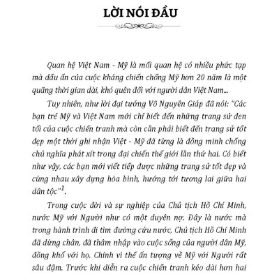 Chủ Tịch Hồ Chí Minh Với Nước Mỹ