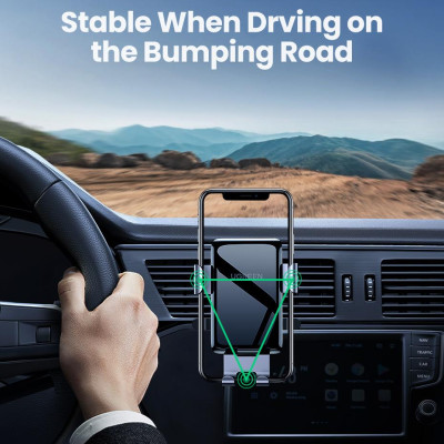 Ugreen UG10131LP274TK 4.7 - 7inch Màu Xám Giá đỡ điện thoại trên xe hơi - HÀNG CHÍNH HÃNG