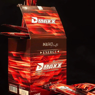DMAXX thức uống bổ sung vitamin năng lượng không đường DAMODE 10 gói dùng thử màu đỏ