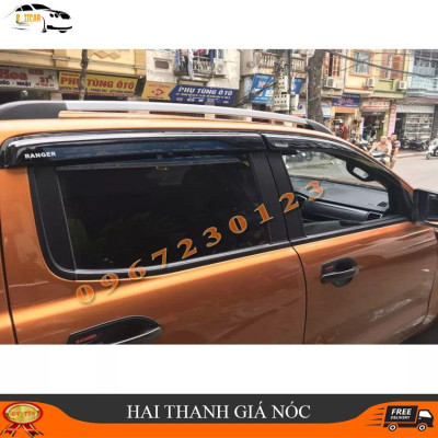 Thanh giá nóc Ford Ranger cho XLT XLS Mazda BT50 Giá Nóc Ranger Trang Trí Nóc Ranger Dán Giống Wildtrack