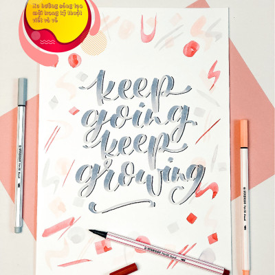 Combo bút lông màu STABILO Pen 68 brush PN68BR - Bộ 8 màu (PN68BR-C8)