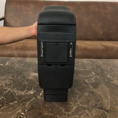 Hộp tỳ tay ô tô, xe hơi cao cấp dùng cho xe Mazda 2 tích hợp 6 cổng USB (Mã EXPD-MZDA)