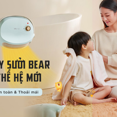 Máy Sưởi Treo Tường Bear DNQ-A19B1 Không Làm Khô Da Công Suất 2000 W - Hàng Chính Hãng