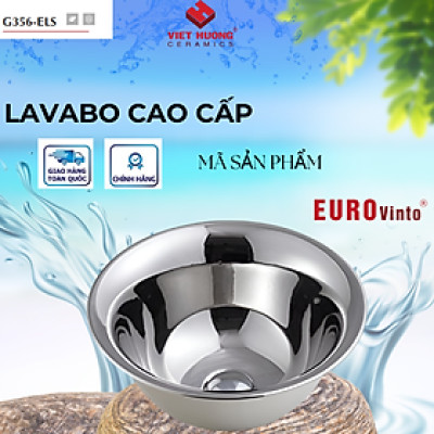 CHẬU RỬA MẶT LAVABO EUROVINTO CAO CẤP MÃ G356-ELS