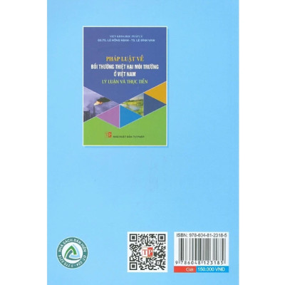 Sách - Pháp luật về bồi thường thiệt hại môi trường ở Việt Nam - Lý luận và thực tiễn 