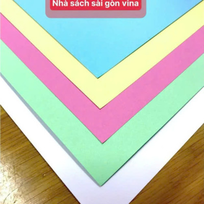 Xấp 10 Tờ Bìa Giấy Cứng A4 Màu Đặc Biệt Định Lượng 160gsm Dùng Làm Thủ Công Handmade,Giấy A4 Bìa Tài Liệu Sách Vở
