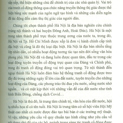Tranh Cổ Động Việt Nam Sau Năm 1986 Từ Góc Nhìn Văn Hóa (Sách chuyên khảo) 