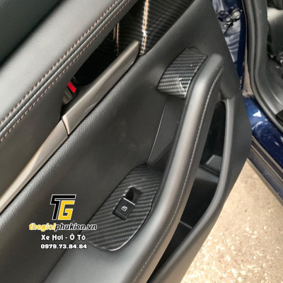 Ốp nội thất vân Carbon cho Mazda 3 2020 Cao cấp