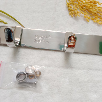 Móc áo dẹp Kibath  inox 304 KB-405