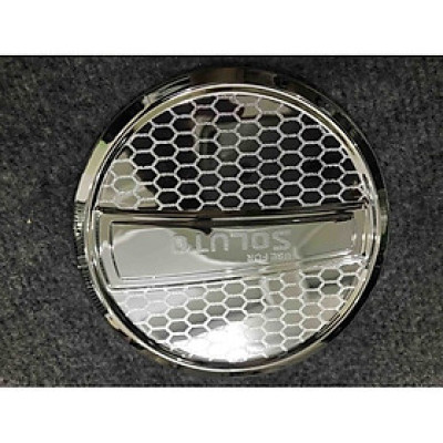 Nắp bình xăng KIA SOLUTO 2021 mạ crom- ốp trang trí nắp xăng xe hơi