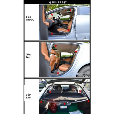 Gioăng cao su cửa oto, gioăng nguyên bản theo xe lõi thép bán theo mét trendycar cao cấp loại 1 lỗ cho xe Sedan