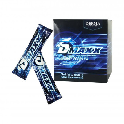 DMAXX thức uống bổ sung vitamin năng lượng có đường DAMODE 3 gói dùng thử màu xanh