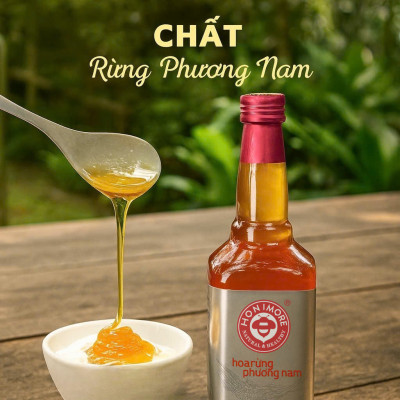 Combo Mật ong  rừng Phương Nam 100% mật ong chín Honimore 990g
