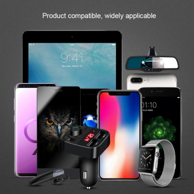 Tẩu Nghe Nhạc Mp3 Blutooth Cho Xe Ô Tô Thương Hiệu D.E.L 