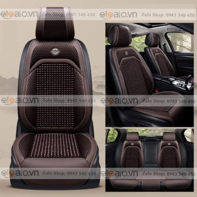 Áo trùm lót bọc ghế da xe ô tô Toyota Cross da hạt gỗ tự nhiên CAO CẤP