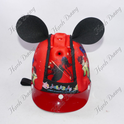 Nón tập đi cho bé mũ bảo hiểm đẹp bằng mút in họa tiết đẹp dành cho bé trai và gái có độ tuổi từ