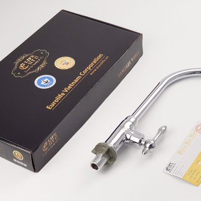 Vòi rửa chén lạnh Eurolife EL-RC02 (Trắng bạc)