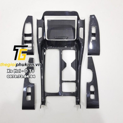 Ốp nội thất vân Carbon KIA Sorento 2021 cao cấp – Bộ 6 chi tiết