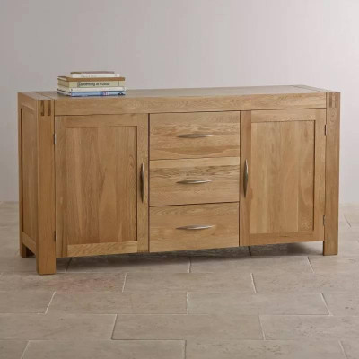 Tủ Chén Thấp Alto Loại Lớn Gỗ Sồi Ibie DSCSLALTO (140 x 42 cm)