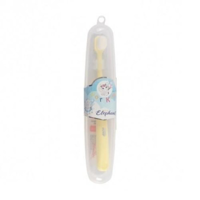 Bàn chải đánh răng đế hít Sachi lông tơ siêu mềm cho bé từ 1 tuổi