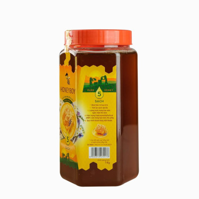 Bộ 6 Mật Ong thiên Nhiên 5 Sạch Honeyboy 1kg