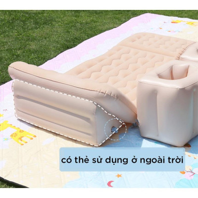  Flash Sale  Nệm Hơi Ô Tô Cao Cấp, Phù Hợp Mọi Dòng Xe, Tặng Kèm Gối Hơi Và Bơm Hơi