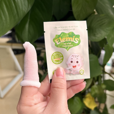 Gạc rơ lưỡi thảo dược Elemis 30 cái - TẶNG 1 hộp tắm bé thảo dược Elemis 5 gói