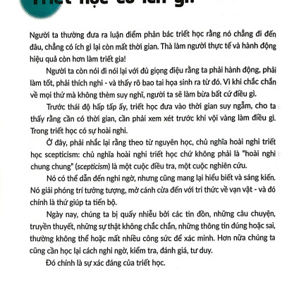 Biết Tuốt Về Triết - Trò Chuyện Giữa Triết Gia Và Bạn Trẻ Về Những Vấn Đề Triết Học Căn Bản