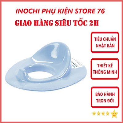Miếng Lót Thu Nhỏ Bồn Cầu Cho Bé Tập Đi Vệ Sinh/ Bệ Ngồi Toilet , Bệ Bồn Cầu Có Đệm Cao Su Chống Trơn Trượt Đảm Bảo An Toàn Cho Bé- Chính Hãng inochi ( Tặng khăn đa năng )
