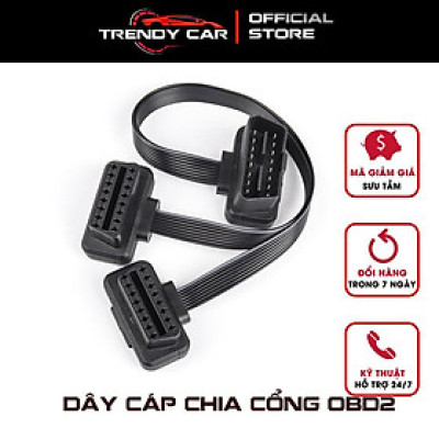 Cáp Chia Cổng OBD2 Trên Ô Tô, Bộ Cáp Dây Chia Cổng OBD Xe Hơi Chất Lượng Cao Tín Hiệu Ổn Định BH 12t