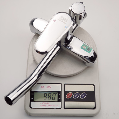 Cây sen nóng lạnh Đồng mạ Chrome Eurolife EL-S923 (Trắng bạc)