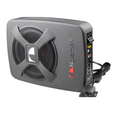 Bộ Loa SUB siêu trầm đặt gầm ghế xe ô tô, thương hiệu Nhật Bản NAKAMICHI NBF8.1A - Hàng Chính Hãng