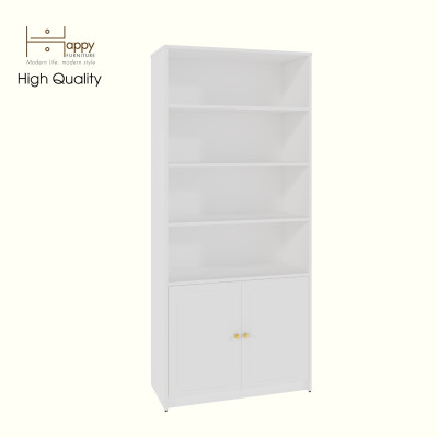 [Happy Home Furniture] NERIS, Kệ lưu trữ 6 tầng 2 cửa mở, 80cm x 36cm x 180cm ( DxRxC), TCM_148
