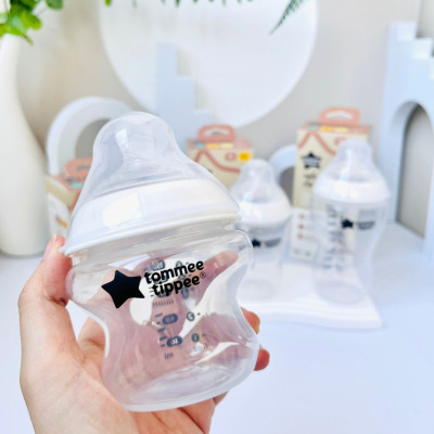 COMBO 2 Bình Sữa Ty Siêu Mềm Tự Nhiên Tommee Tippee Natural Start 150ml & 260ml