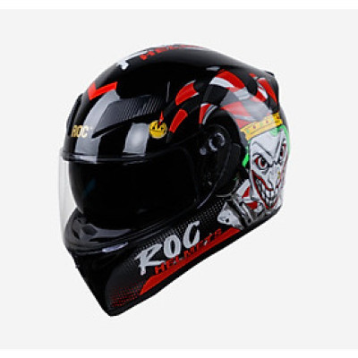 MŨ BẢO HIỂM FULLFACE ROC, 2 KÍNH tem