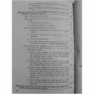 Sổ Tay Công Tác Đảng - Hướng Dẫn Thực Hiện Biểu Mẫu Thống Kê Cơ Bản Về Công Tác Tổ Chức Xây Dựng Đảng