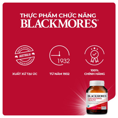 Viên uống Blackmores hỗ trợ giảm cholesterol chai 60 viên