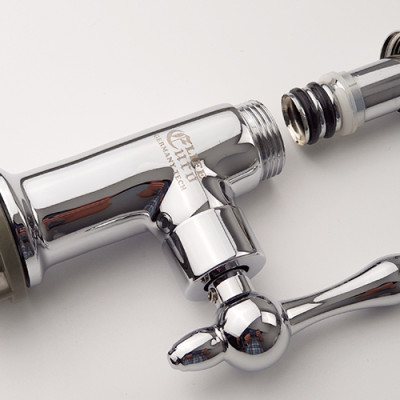 Vòi rửa chén lạnh Eurolife EL-RC02 (Trắng bạc)