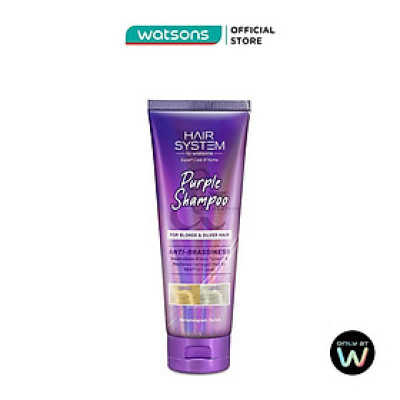 Dầu Gội Hair System By Watsons Tím Giữ Màu Tóc Nhuộm 250ml