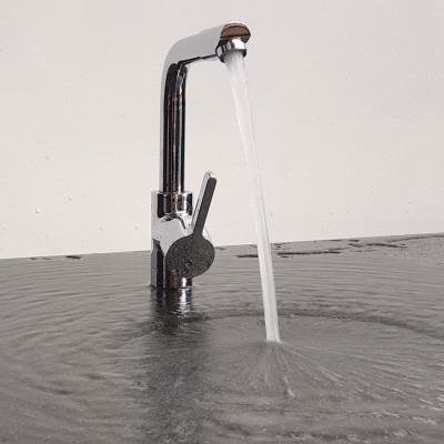 Vòi rửa chén nóng lạnh Đồng mạ Chrome Eurolife EL-KM02 (Trắng bạc)