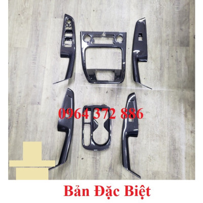 Ốp nội thất CARBON xe Huyndai Creta 2022, 2023 Mẫu 6 chi tiết - Hàng nhựa Cacbon cao cấp