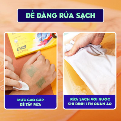 Hộp 20 Bút Lông Màu Rửa Được Washable Fiber Pen - Colokit SWM-C009