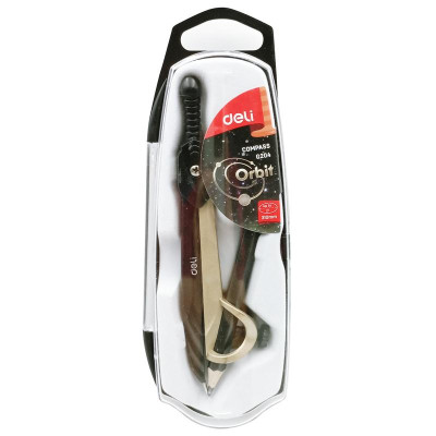 Bộ Compa Kèm Bút Chì Gỗ - Deli EG20402