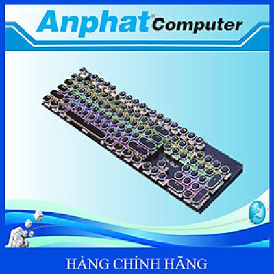 Bàn Phím Cơ T-WOLF T75 ( Trắng/Đen/Hồng) USB- Hàng Chính Hãng