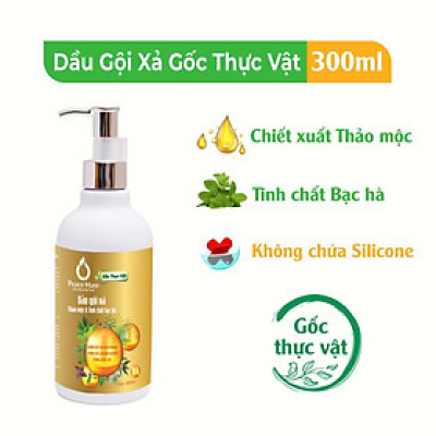 Dầu Gội Xả Thảo Mộc Tinh Chất Bạc Hà Peace Mass  Chai 300ml