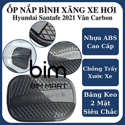Ốp Nắp Bình Xăng Dành Cho Xe Honda City 2021 Vân Carbon Cao Cấp