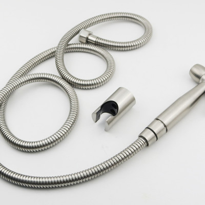 Bộ vòi xịt vệ sinh Inox SUS 304 Eurolife EL-X05-1 (Trắng vàng)