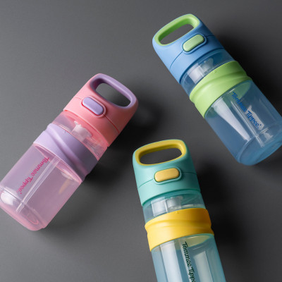 Bình Uống Nước Tommee Tippee On The Go Straw 500ml – Cho Bé Từ 18 Tháng, Xanh Lá