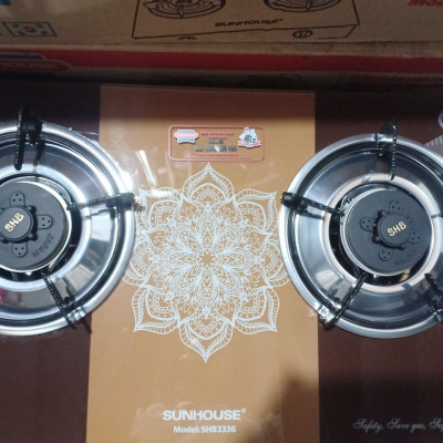 Bếp Gas Đôi Dương Kính Sunhouse SHB3336 KN-Hàng Chính Hãng